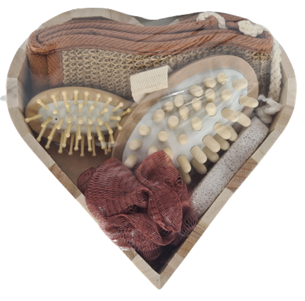 Bath Set- Heart