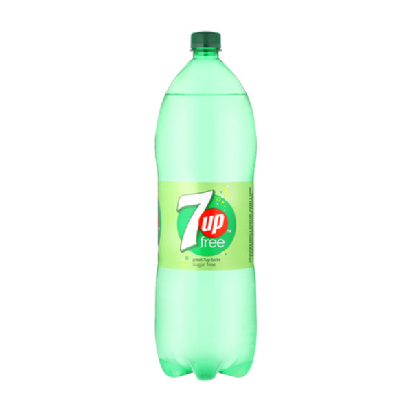 7 Up Free Original Lemon-Lime Soda - 2L Plastic Bottles (Pack of 12)