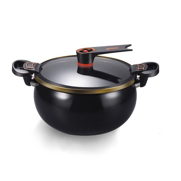 7L ceramic micro pressure soup pot, non stick pot with large capacity