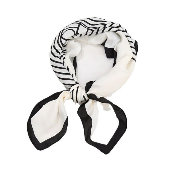 Formal Square Neck Scarf Head Hair Wraps Kerchief - 70x70CM