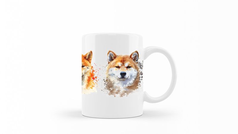 Shiba-Inu Printed Coffee Mug DSGN110