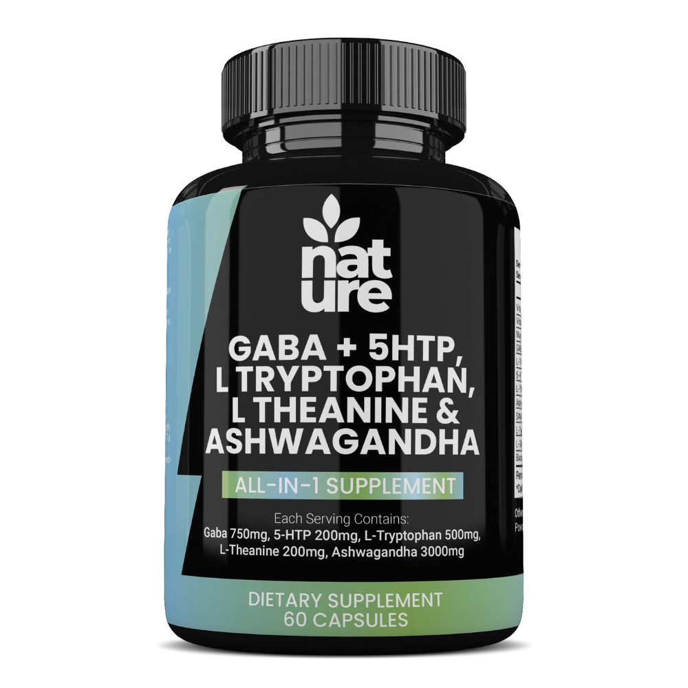 Gaba + 5htp, L Tryptophan, L Theanine & Ashwagandha Shop Today. Get