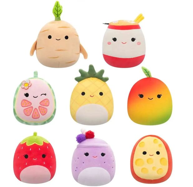 Original Squishmallows Food Squad Collection - Pack of 8