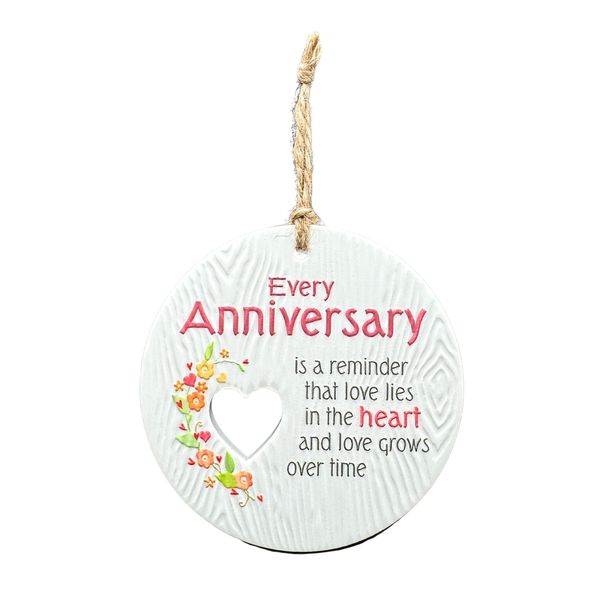 Piece of My Heart Ceramic Plaque - Anniversary