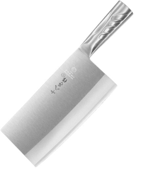 Silver Stainless Steel 8 Inch Cleaver Knife