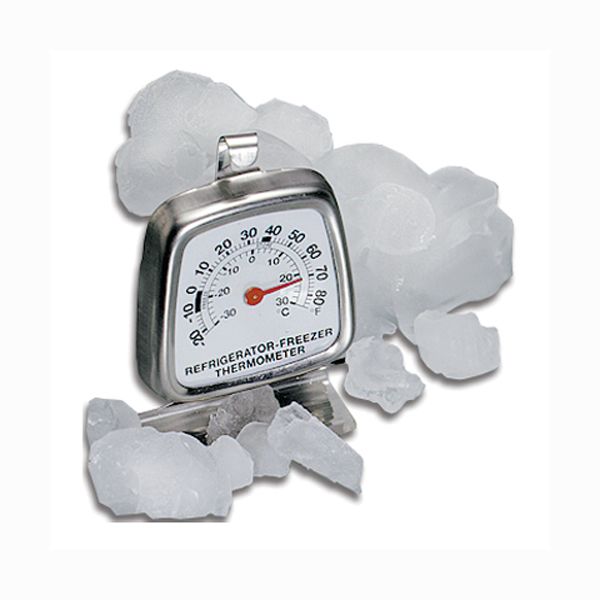 Carlisle Thermometer Fridge Freezer 30°C to +30°C Stainless Steel