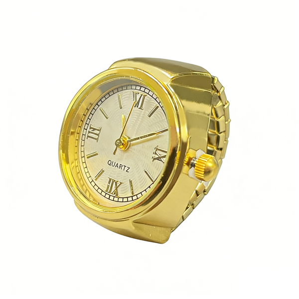 ZELTRYN Minimalist Roman Numeral Ring Watch