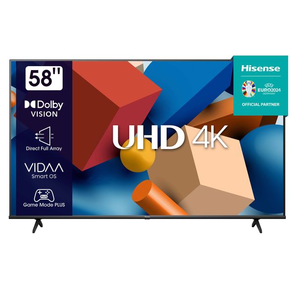 Hisense 58" A6K 4K UHD Smart TV with HDR &amp; Dolby Digital