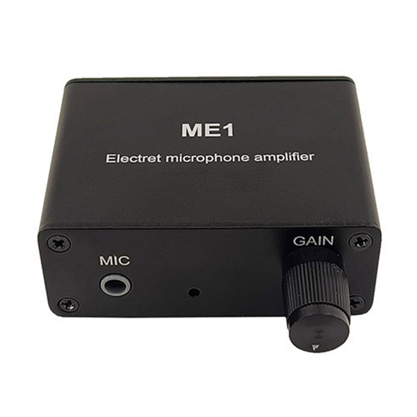 3.5mm ME1 Condenser Microphone Headphone Amplifier Audio Preamplifier