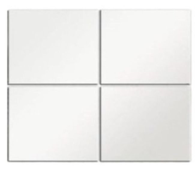 Acrylic Mirror 30 x 30 CM 4PCS Mounted Home
