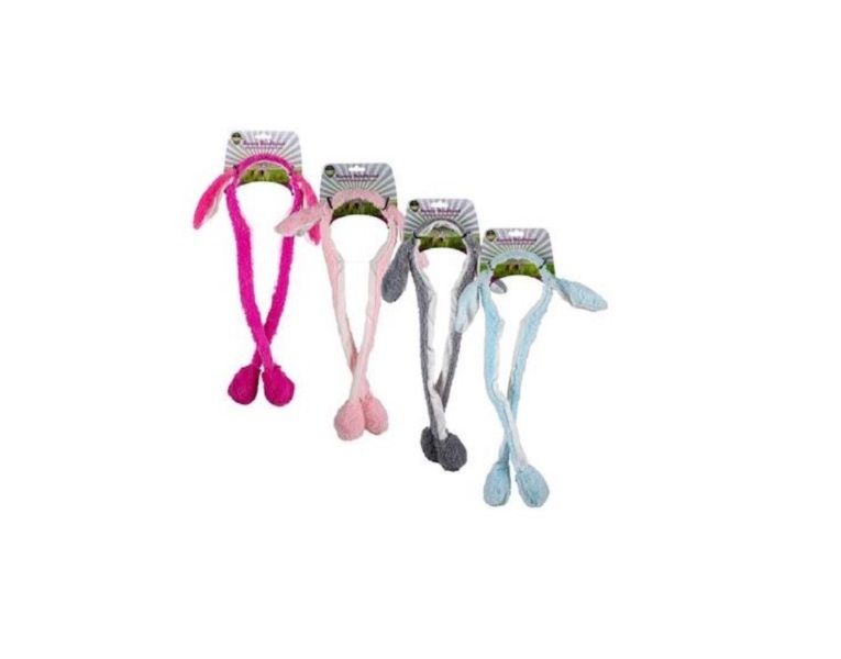 Dress Up Controllable Bunny Headband Ears - Set of 4