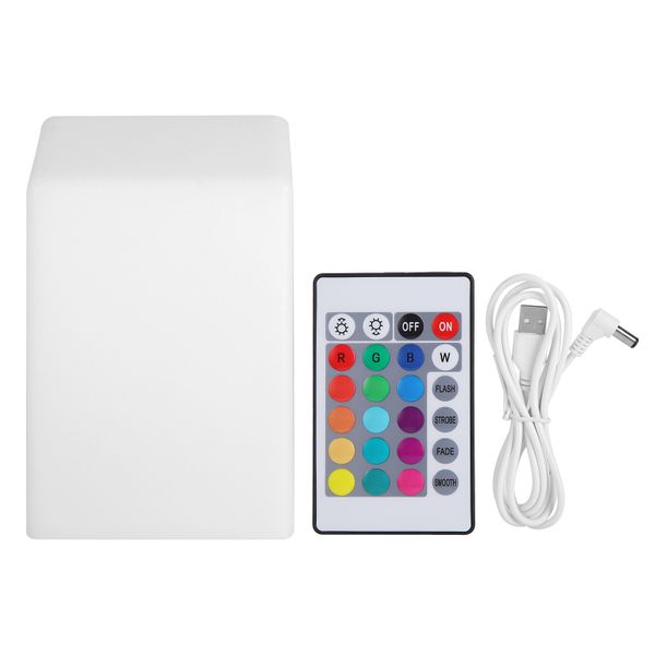 LED Cubic Lamp RGBW Remote Night Light