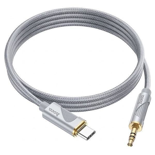 USB C to 3.5mm Audio Aux Jack Cable,Type C Adapter to 3.5mm 1m hoco-UPA30-G