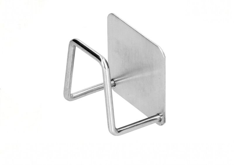 Stainless Steel Punch-Free Kitchen Sponge Holder - Silver