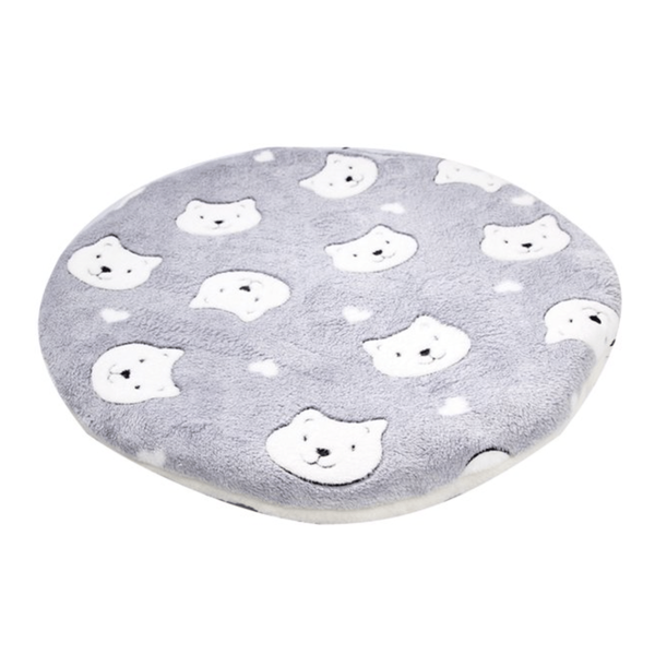 Ultra Soft Plush Round Pet Bed/Blanket - 60cm