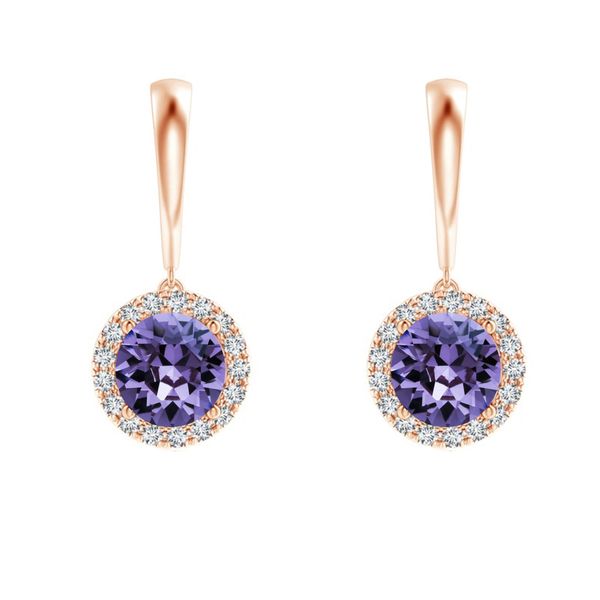 Swarovski Tanzanite Crystal Rosegold image