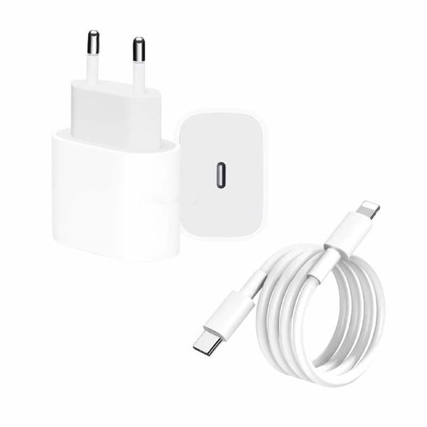 TCS 18W Type-C Fast Charger- PD Adapter &amp; USB-C to Lightning cable
