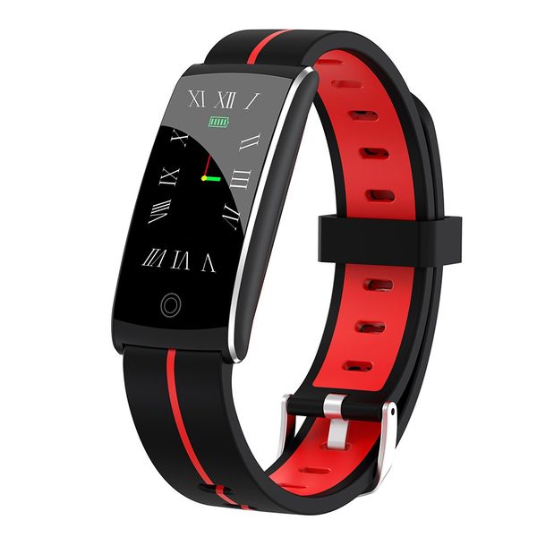 IP68 Sports Watch: Black/Red