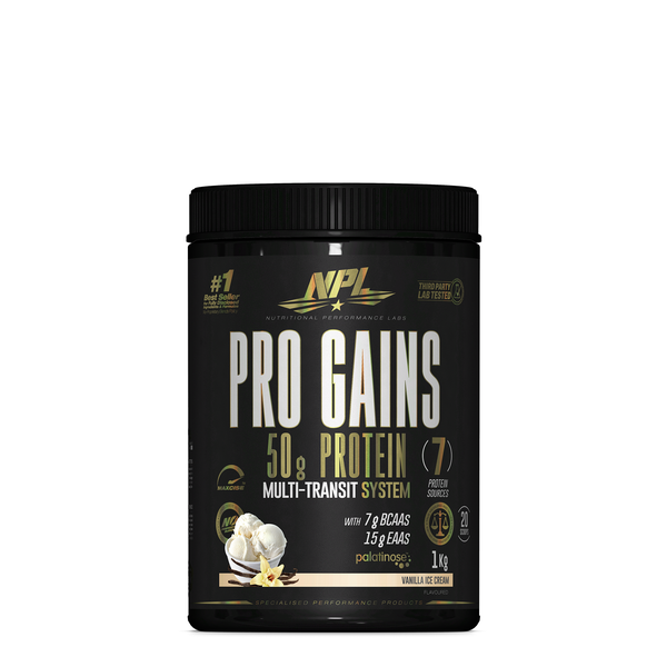 NPL Pro Gains, Vanilla Ice Cream - 1kg