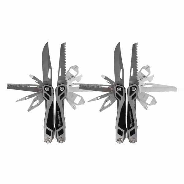 Kaufman Multi-Tool for Cutting, Crimping, and Stripping - Compact - 2 Pack