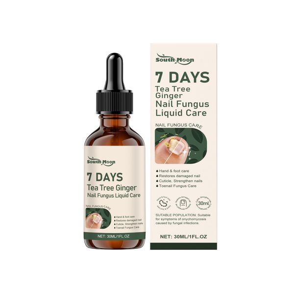Nail Care Fungus Liquid ,30ml Tea Tree Ginger Formula for Daily Nail Health
