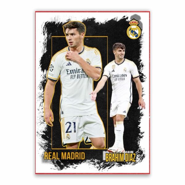 Brahim Diaz Real Madrid Poster - A1