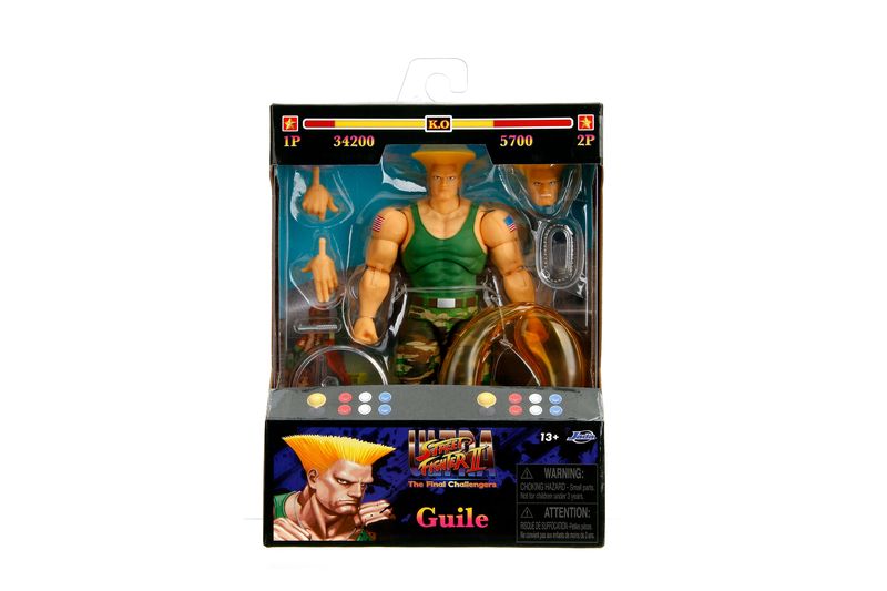 Jada Streetfighter II Guile Figure 15cm