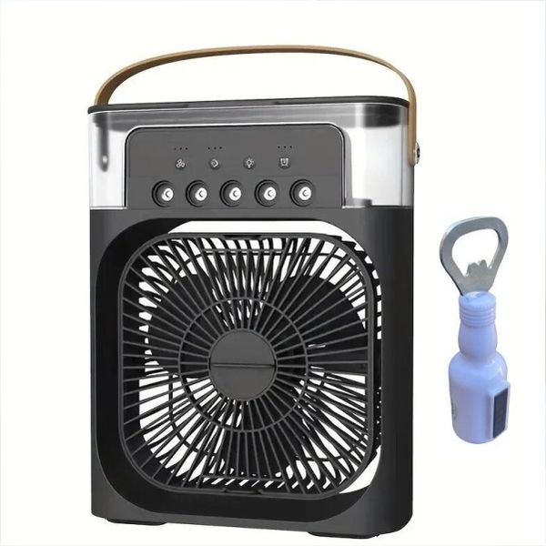 Night Light Portable rechargeable spray Fan and Bottle Opener