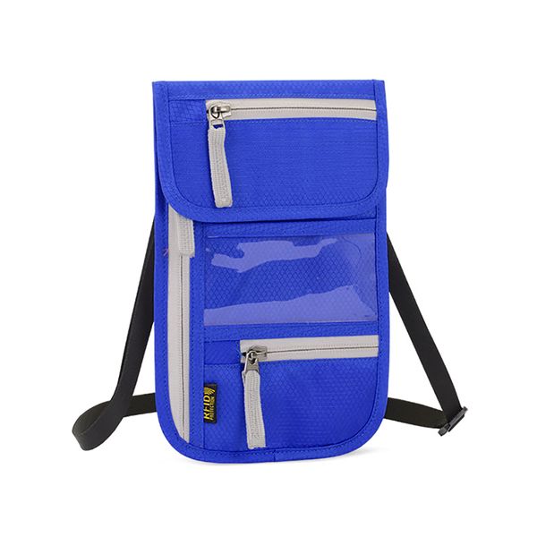 Multifunctional Travel Neck Pouch Passport Holder with RFID Blocking