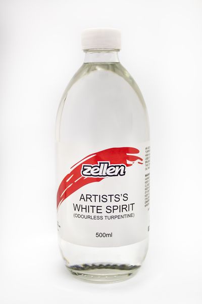 Zellen Artists' Odourless White Spirit 500ml