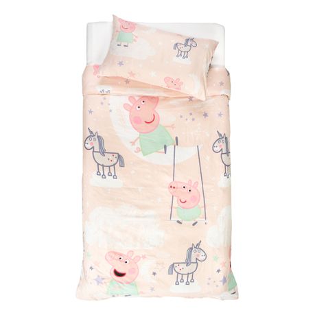 Peppa pig cot outlet bed duvet cover