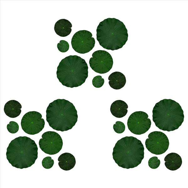 Artificial Floating Foam Lotus Leaves Decor Pack Of 8(10 15 20 28Cm)