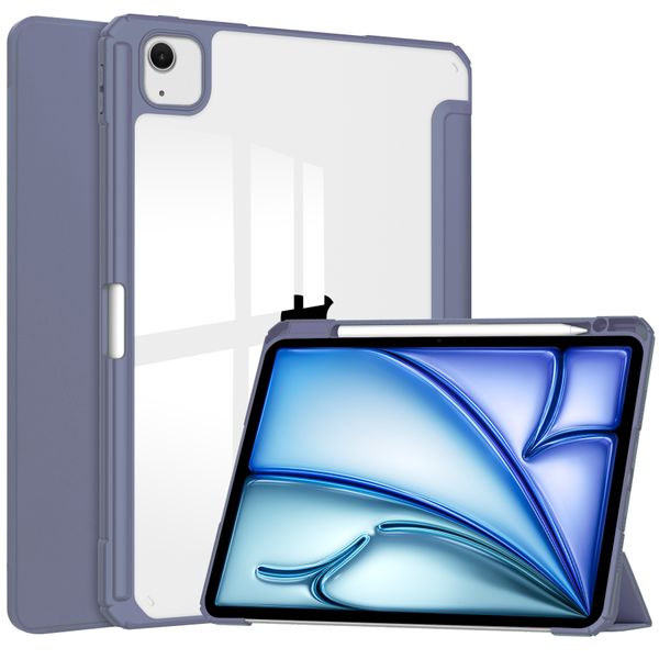 Acrylic Smart Case Compatible with iPad Pro 11 (2024) - Purple