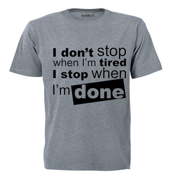 Mens T-Shirt - Grey image