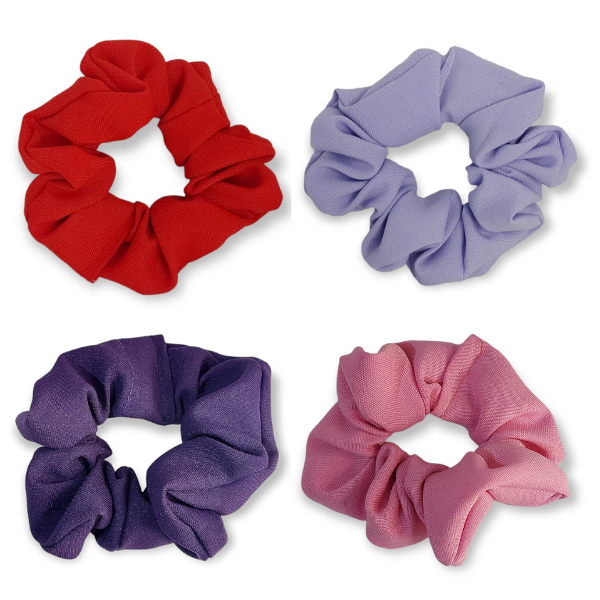 Hair Scrunchies - 4 Piece