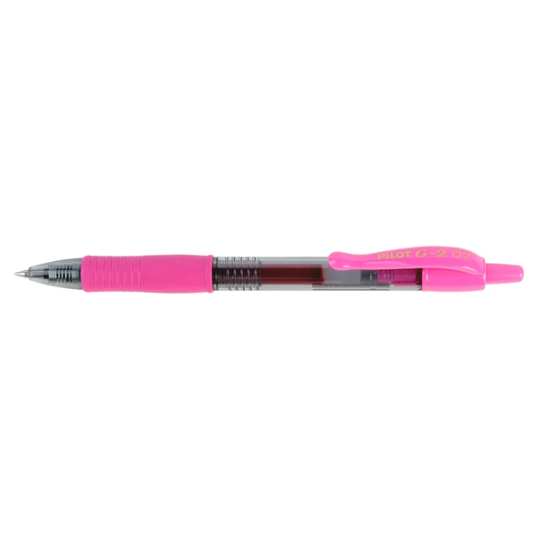 Pilot- Gel 07mm Retractable Rollerball G2- Red 3×