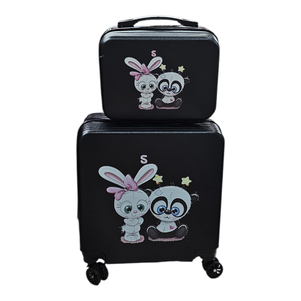 Kiddies Rolling Cabin Luggage Hard Shell SuitcaseTravel Trolley Bag