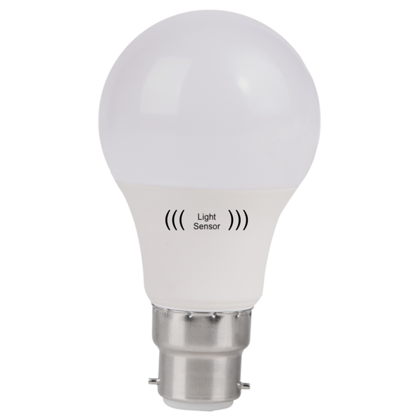 10 Pack - Day / Night Sensor 7w Light Bulbs B22