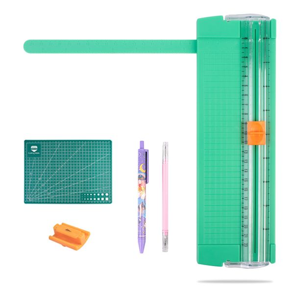 A5 Paper Trimmer &amp; 1 Knife Pen 1 Double Head Pen 1 Blade 1 Cutting Mat-857