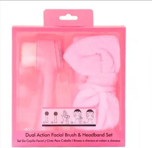 Dual Action Facial Brush &amp; Headband Set