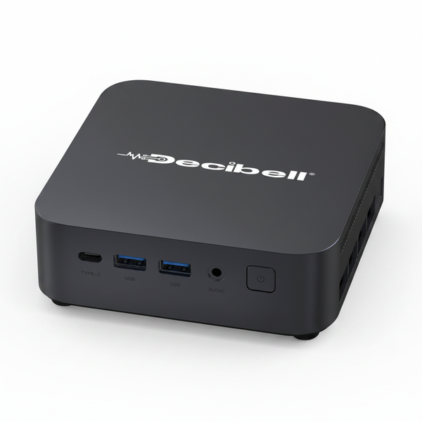Decibell Intel Core i3 Mini Desktop PC, 512GB SSD, 8GB RAM