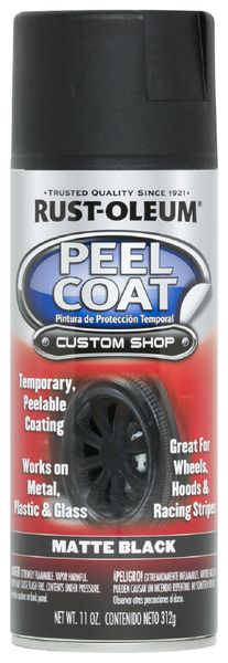 Rust-Oleum Peel Coat Matt Black 312g