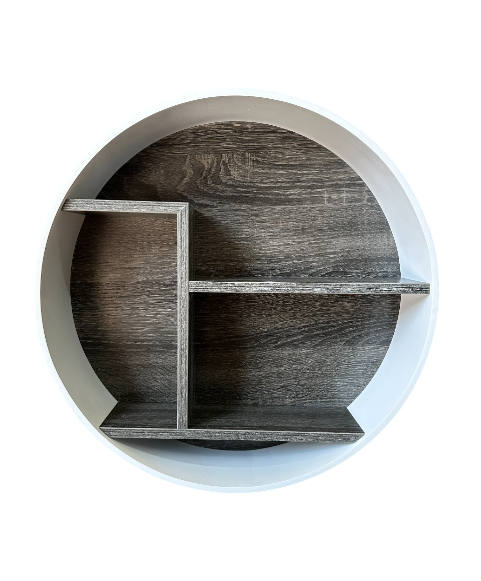 Modern Circular Wall Shelf Unit