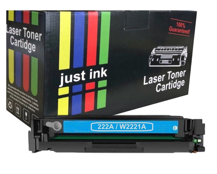 Compatible HP 222A / W2221A Cyan Toner Cartridge