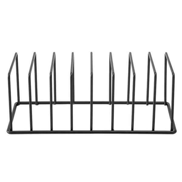 Metal Countertop Kitchen Pot Lid Plate Storage Rack Holder Organizer