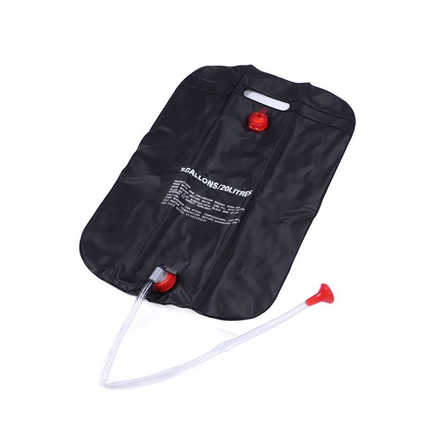 20L Portable Camping Shower Bag for Outdoor Black