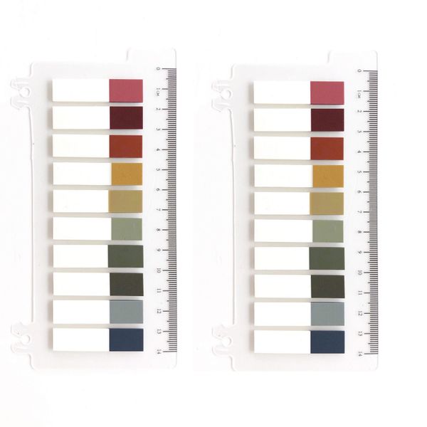 FI- Self-Adhesive Sticky Notes - 20 Pieces of 10 Colors - Pack of 2