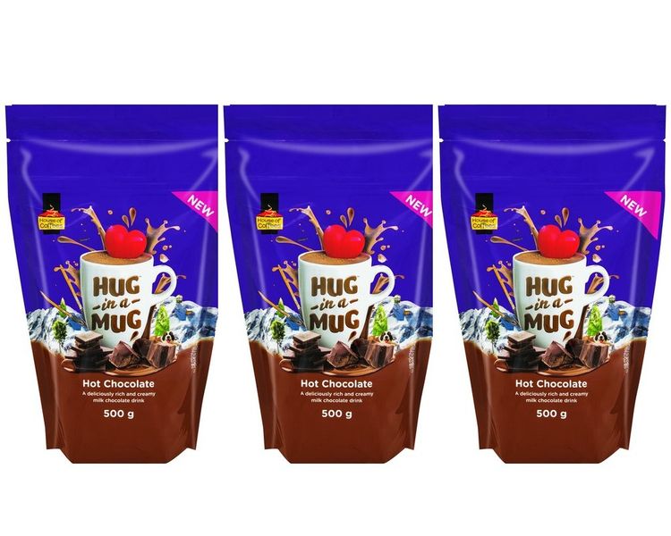 House Of Coffees Hug In A Mug Hot Chocolate - (3 x 500g)
