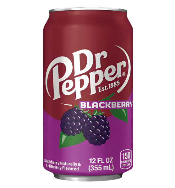 Dr Pepper Blackberry 355ml Cans - Case of 12
