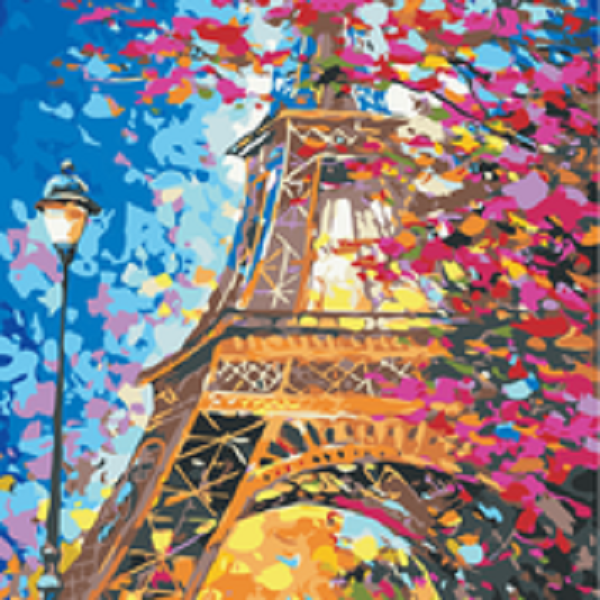 Paint by numbers - Paris